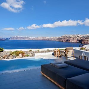 Deluxe Spa Suite - Private pool with Caldera view