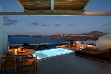 Neptune Luxury Suites in Akrotiri of Santorini island