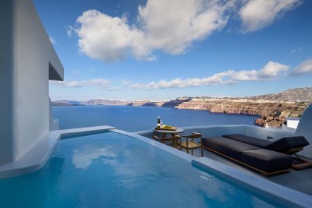 Neptune Luxury Suites in Akrotiri of Santorini island