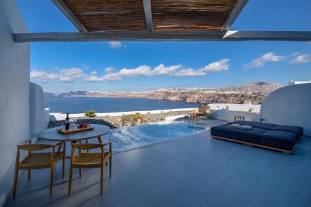 Neptune Luxury Suites in Akrotiri of Santorini island