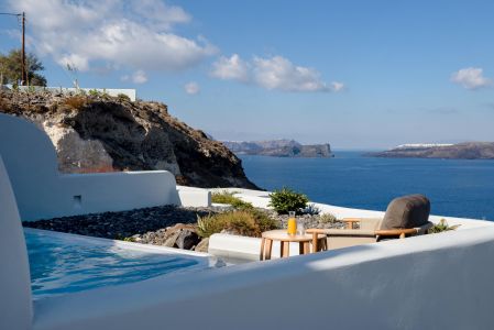 Neptune Luxury Suites in Akrotiri of Santorini island