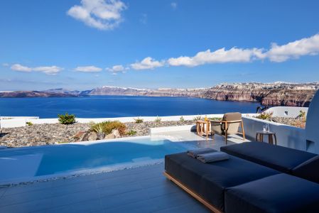 Neptune Luxury Suites in Akrotiri of Santorini island