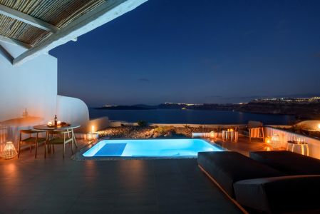 Neptune Luxury Suites in Akrotiri of Santorini island